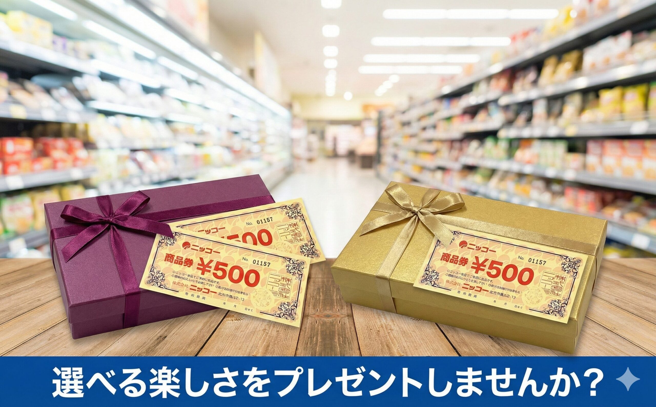 ニッコーギフト券のイメージ図